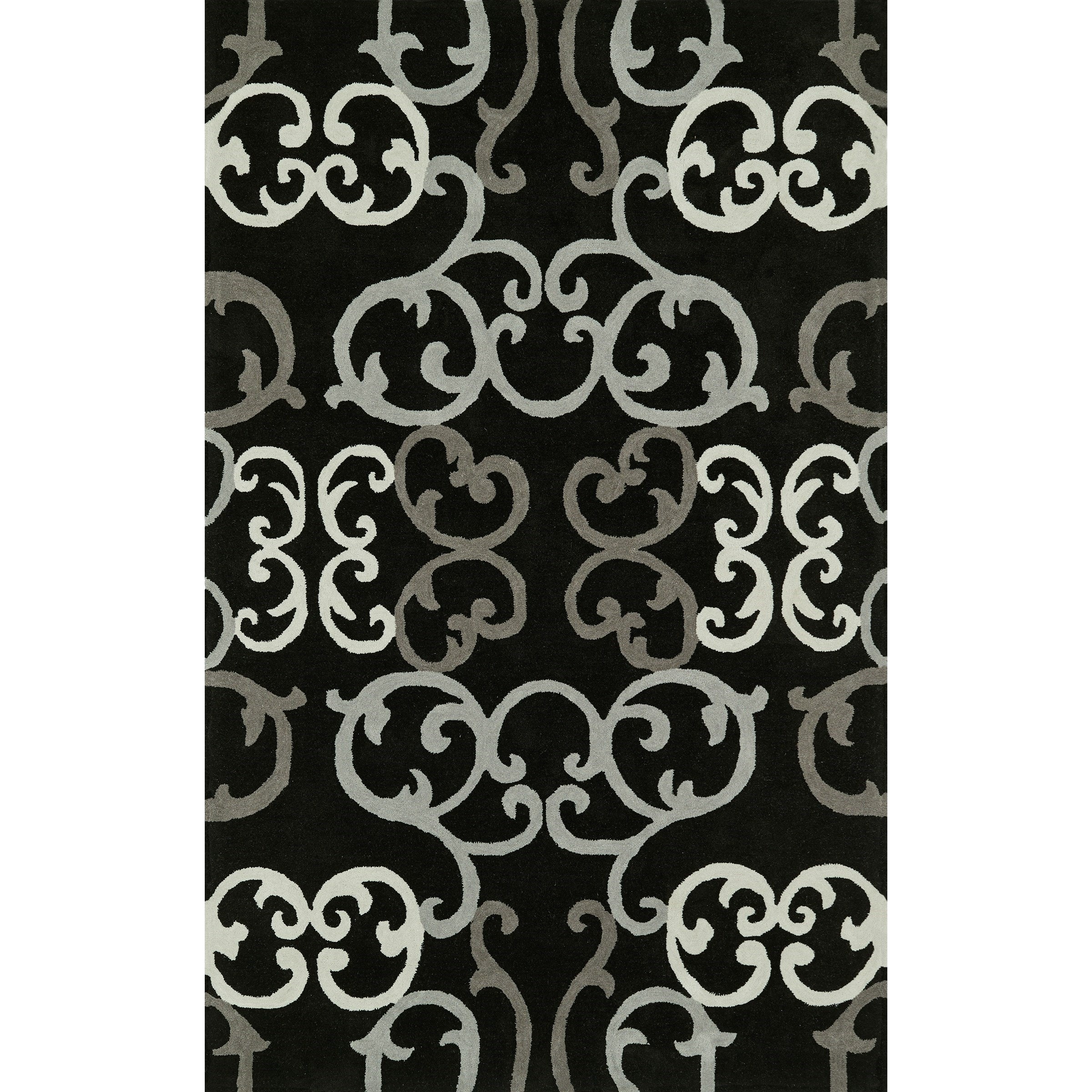 Black Dalyn Rugs Journey Area Rug 8' x 10' Black Dalyn Rugs Journey Area Rug 8' x 10'